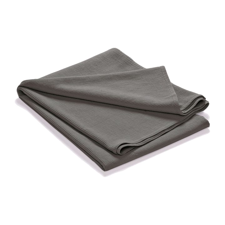 Colcha de cama Stripe algodón lavado a la piedra 180x260 - gris oscuro - Etol Design