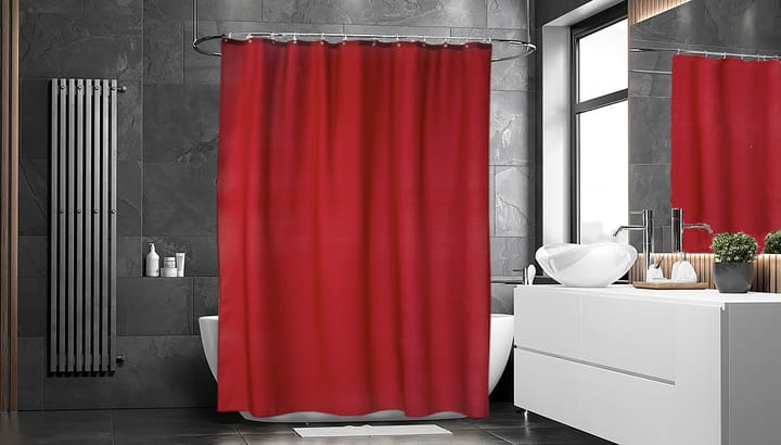 Cortina de ducha Match 200 x 240 cm - extra alto (rojo) - Etol Design
