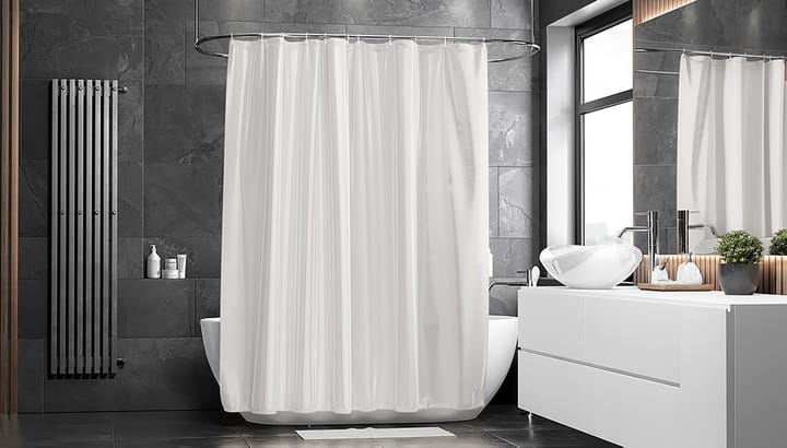 Cortina de ducha Match, blanco Etol Design