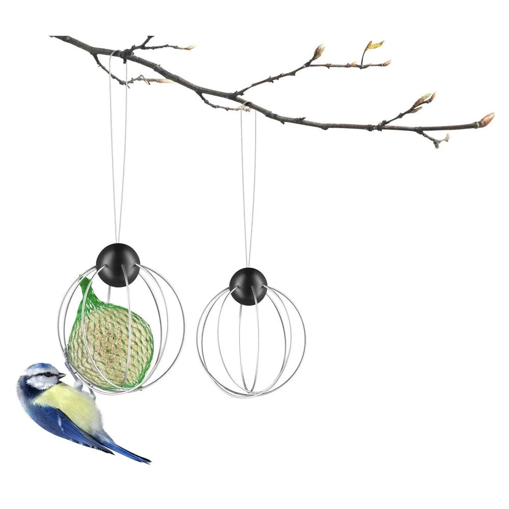 2 comederos pájaros bolas Eva Solo, Acero inoxidable Eva Solo