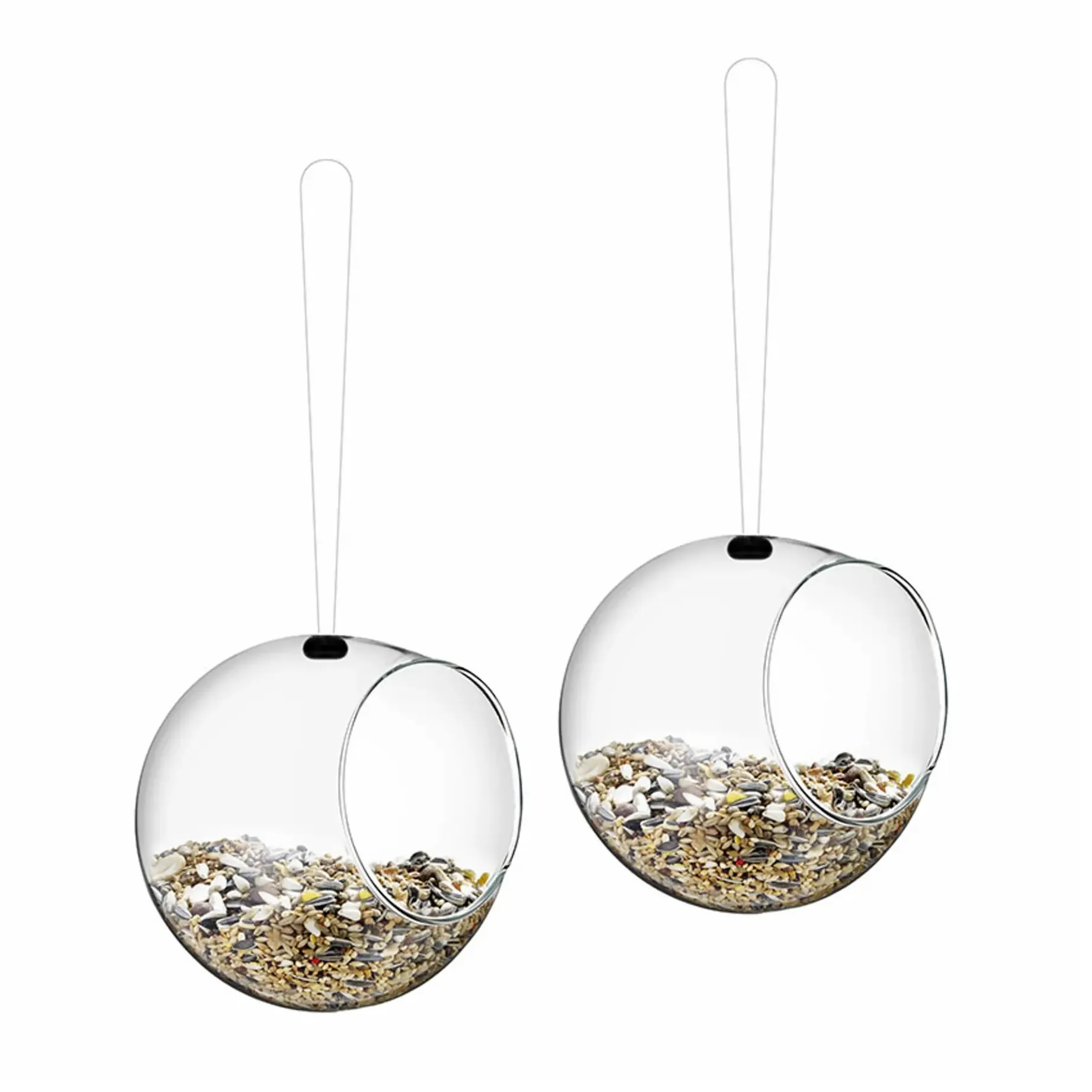 2 comederos pájaros mini Eva Solo, Transparente Eva Solo