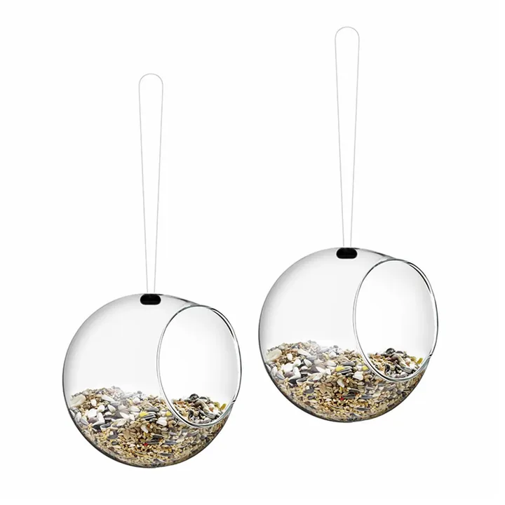 2 comederos pájaros mini Eva Solo - Transparente - Eva Solo