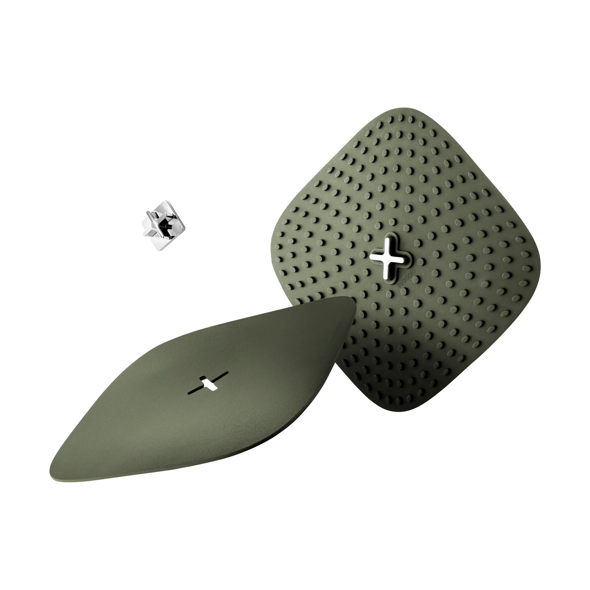 Agarraderas con gancho Green Tool 18x18 cm, 2-pack, Verde Eva Solo