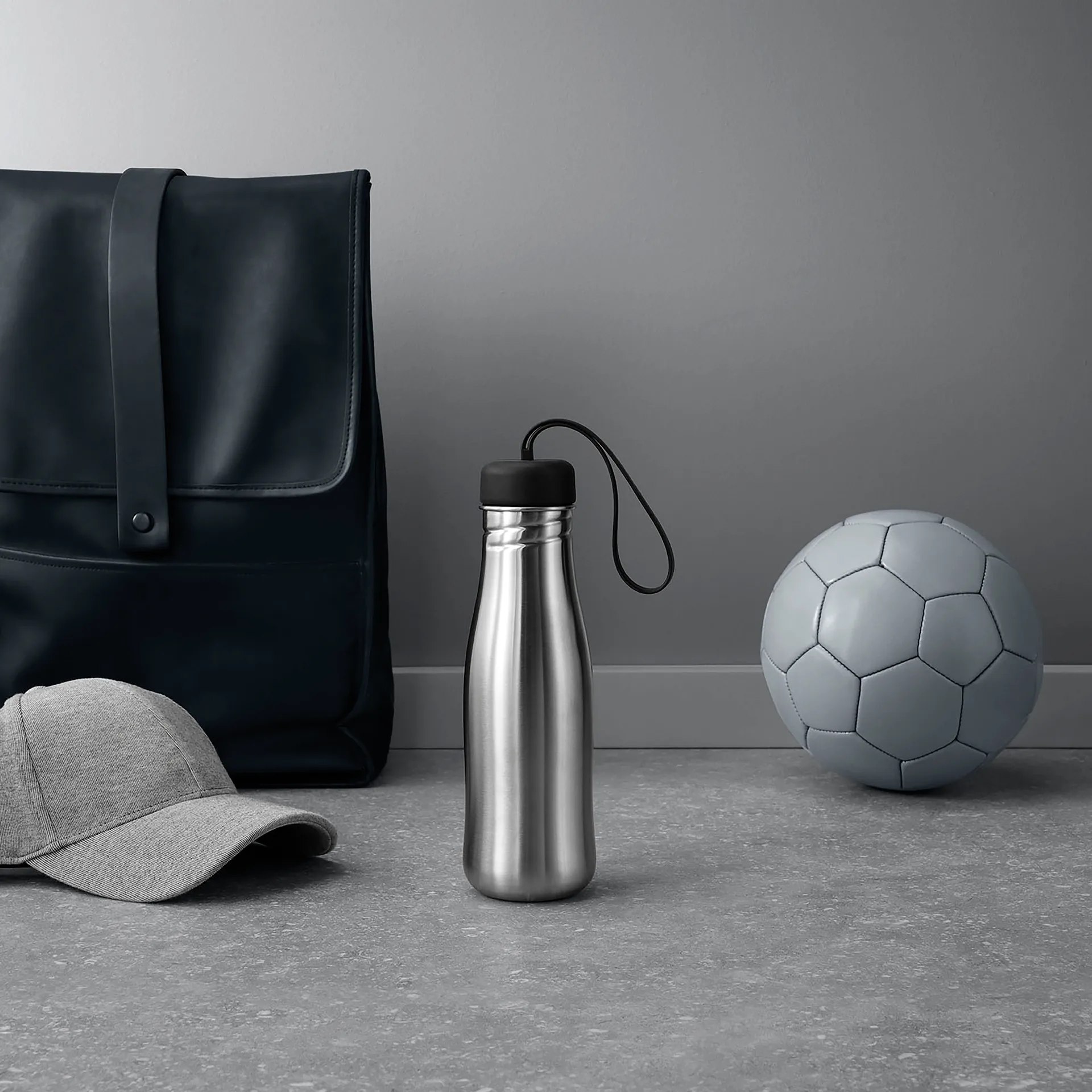 Botella para beber Active 0,7 l, negro Eva Solo