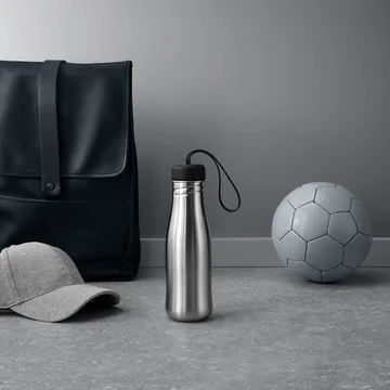 Botella para beber Active 0,7 l - negro - Eva Solo