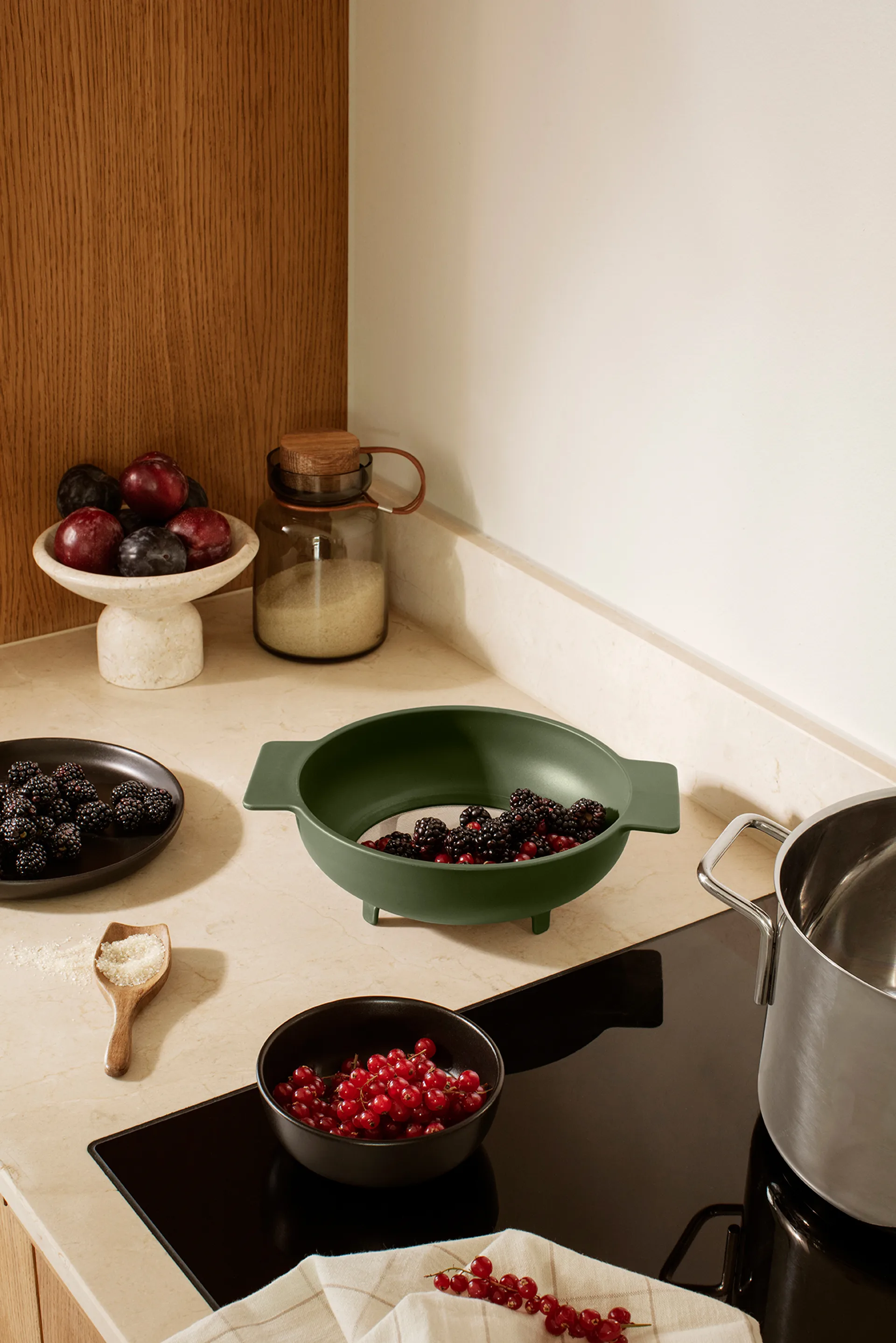 Colador Green Tool de Ø22 cm verde, Verde Eva Solo