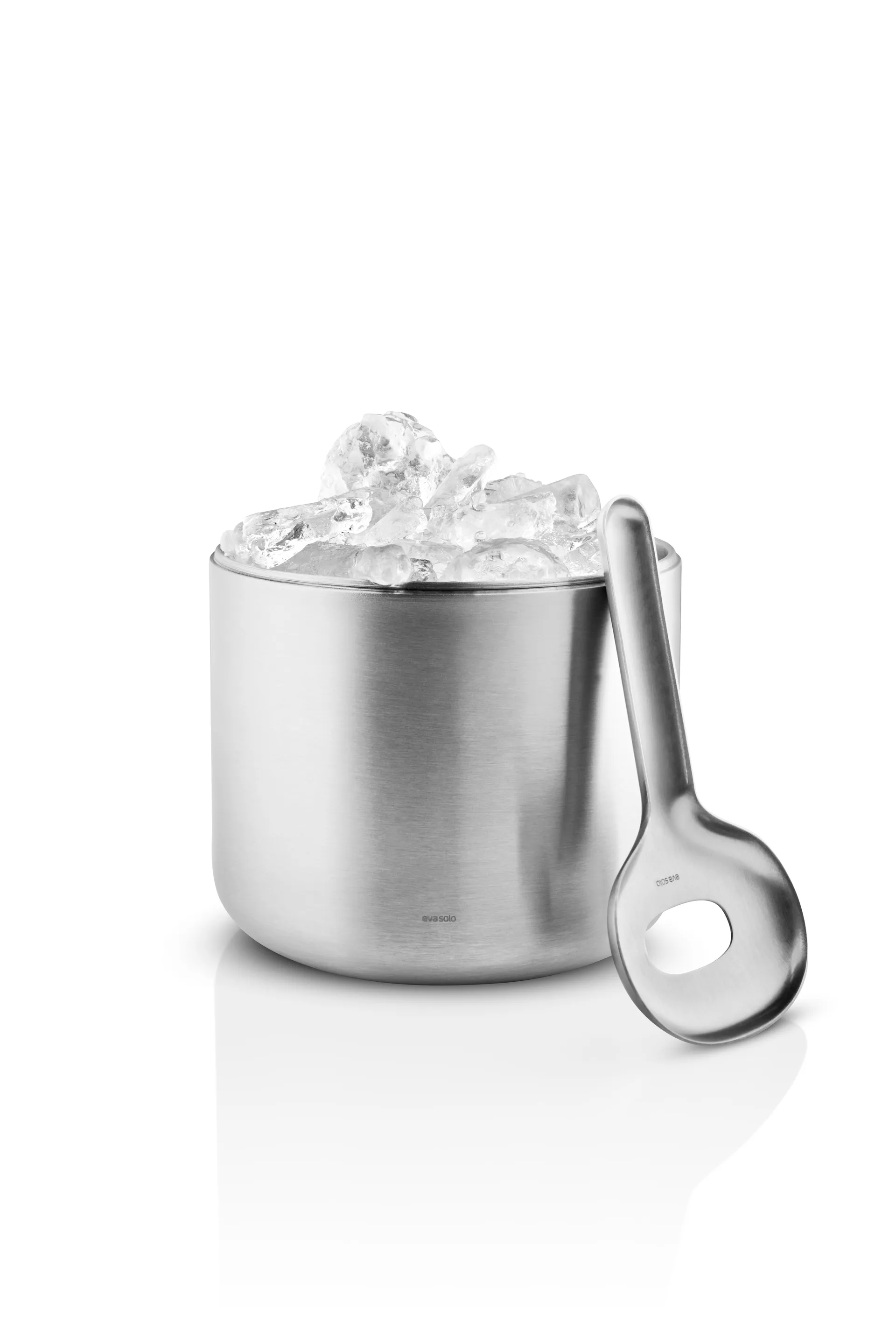 Cubitera con cuchara Liquid Lounge 1,4 L, Brushed steel Eva Solo