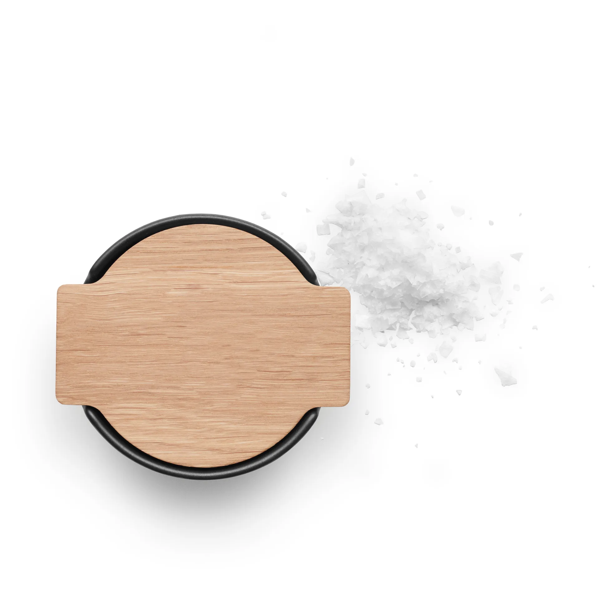 Cuenco salero con tapa Nordic Kitchen, negro Eva Solo