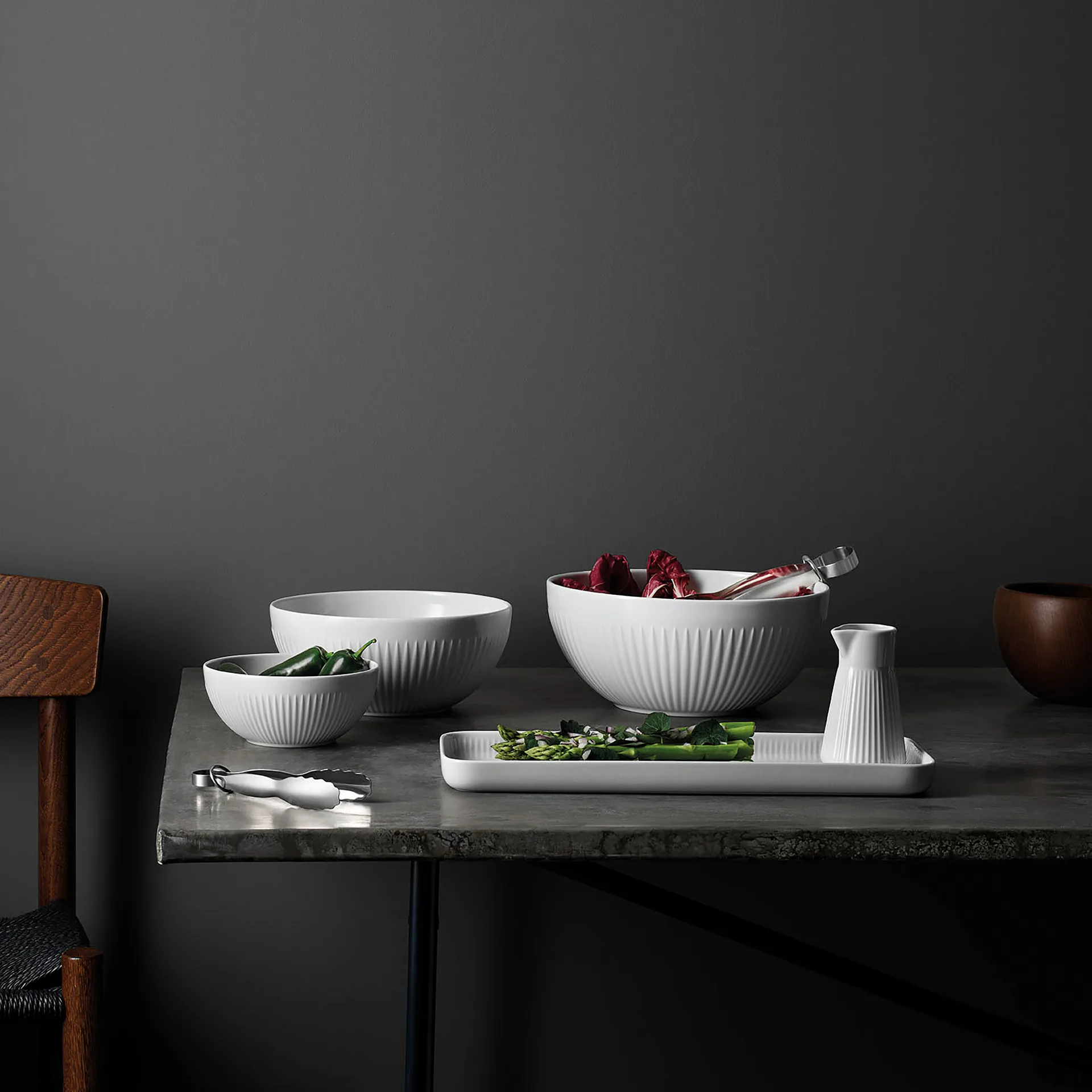 Fuente de servir Eva Trio Legio Nova rectangular, blanco Eva Solo