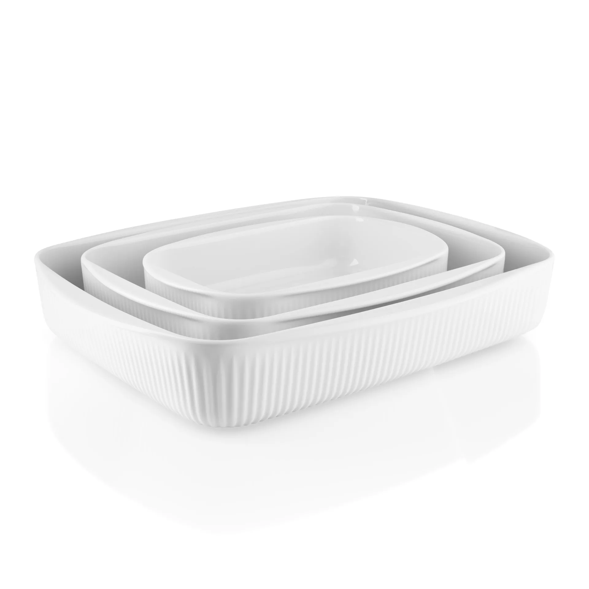 Fuente para horno Eva Trio Legio Nova blanco, 24,5x30,5 cm Eva Solo