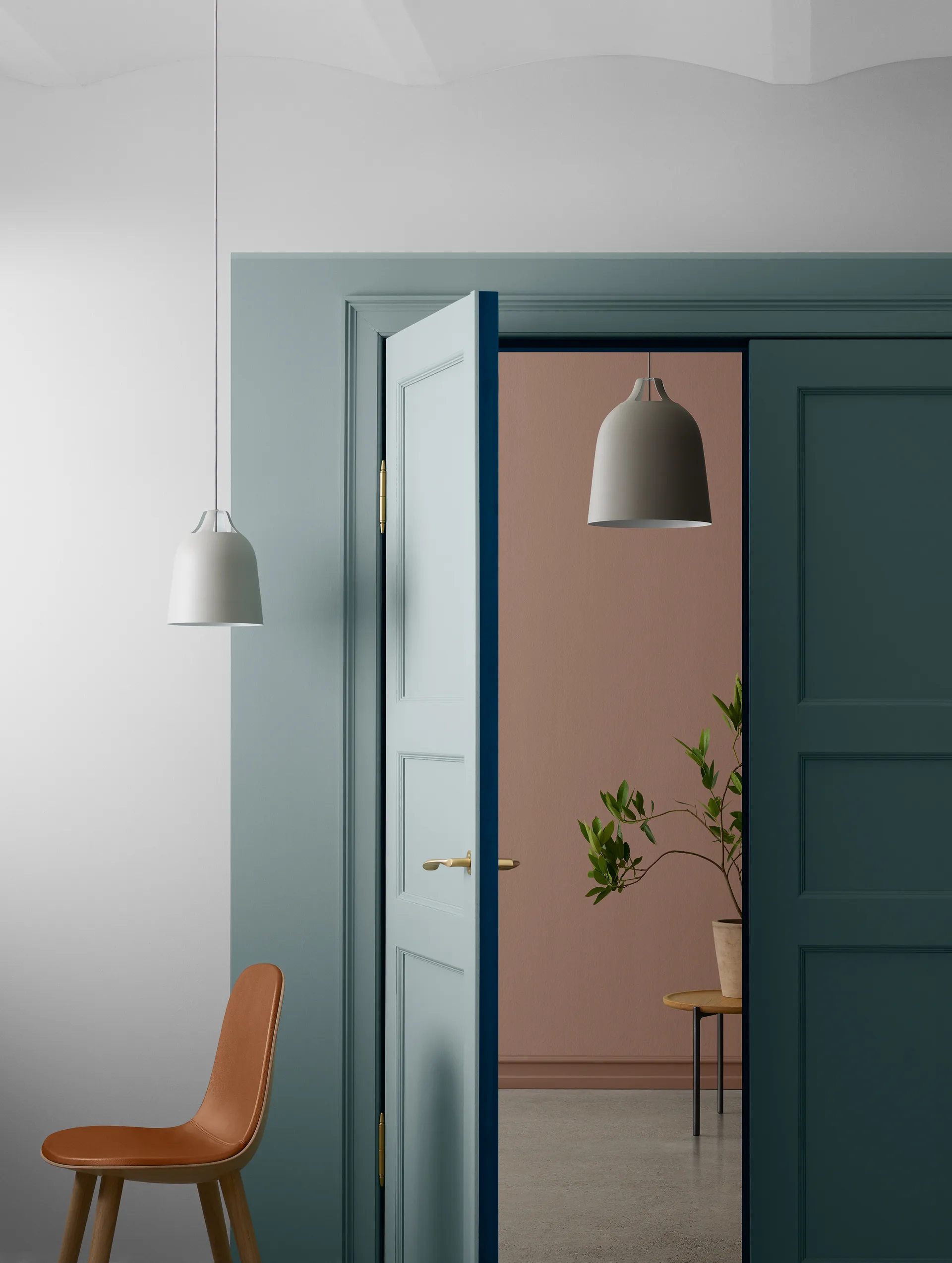 Lámpara colgante Clover grande Ø35 cm, Stone Eva Solo