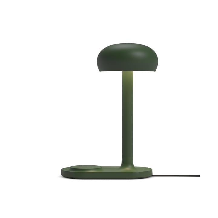 Lámpara de mesa Emendo con cargador Qi, Emerald green Eva Solo