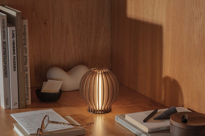 Lámpara recargable Eva Solo Radiant LED redonda, Smoked oak Eva Solo