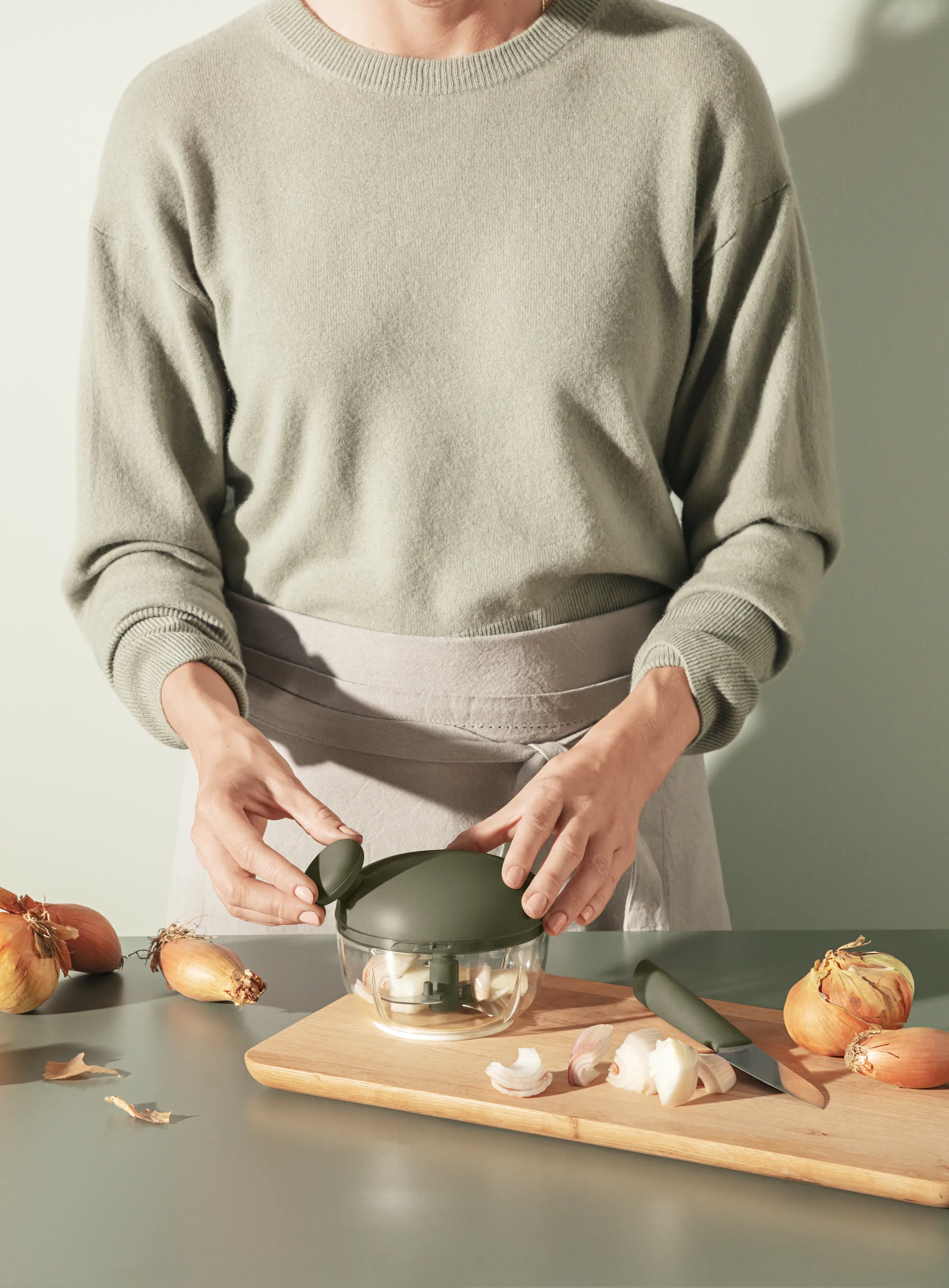 Mini picadora Green Tool, verde Eva Solo