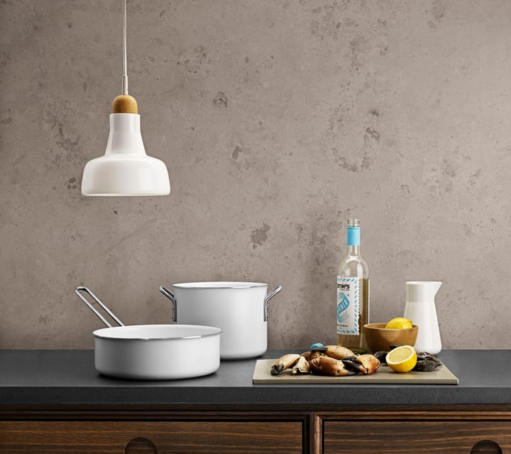 Olla cerámica Eva Trio White Line Slip-Let, 7 L Eva Solo