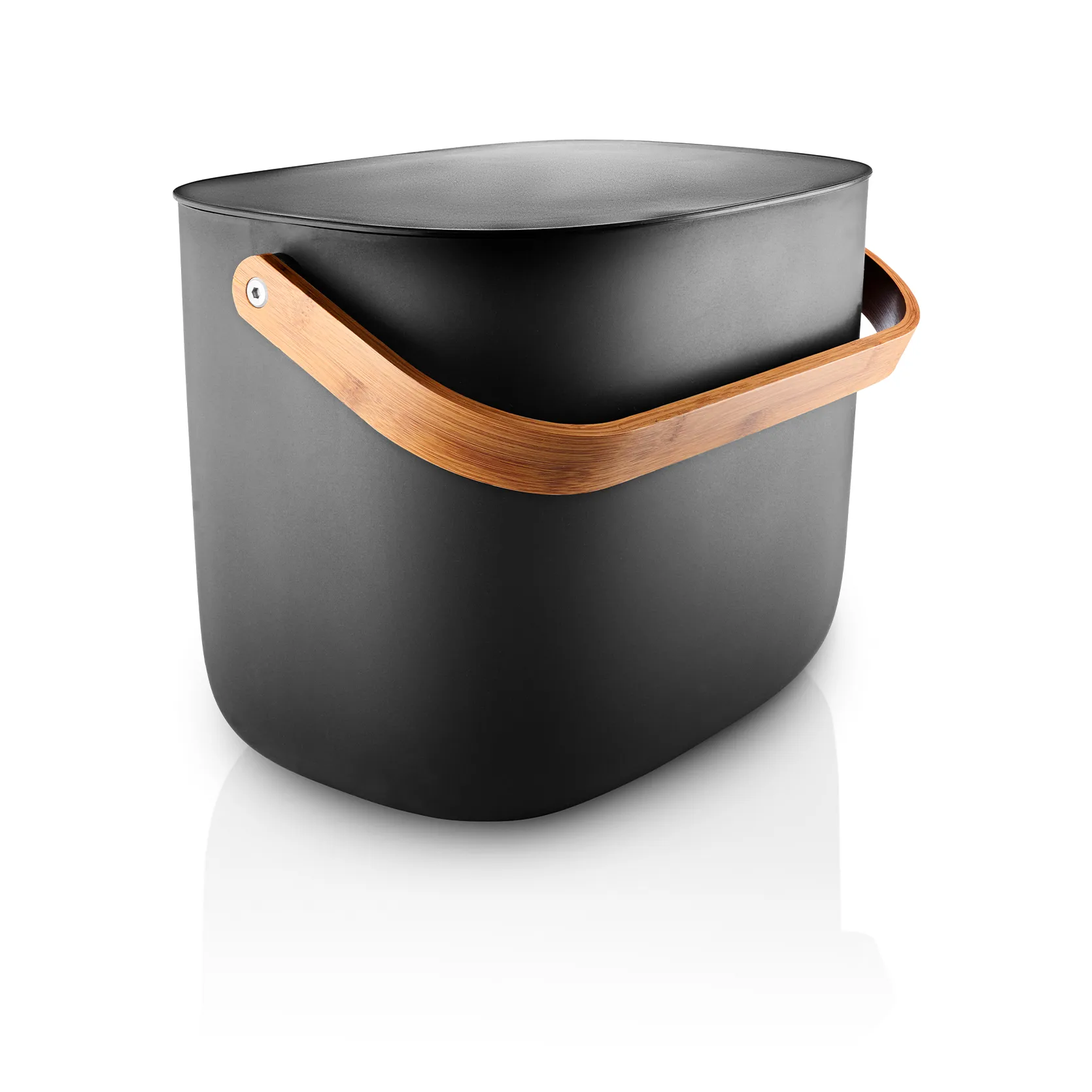 Papelera Reflect 16 L para 2 bolsas, Black-brown Eva Solo