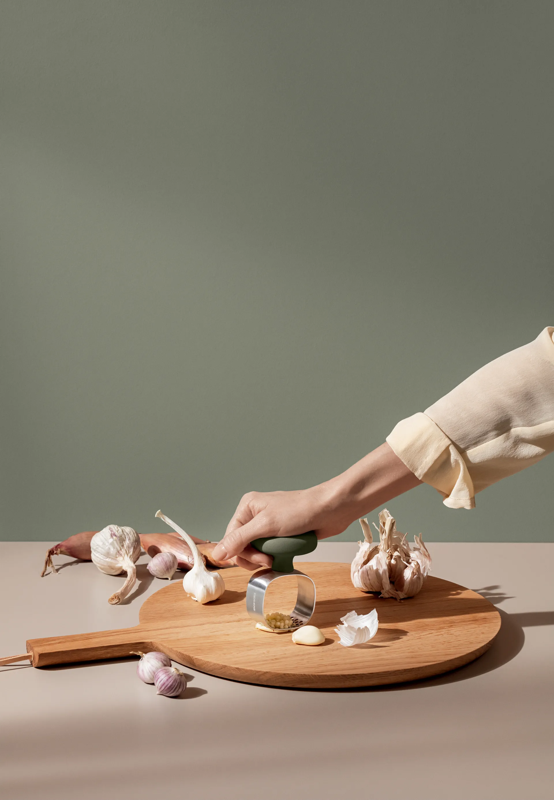 Prensa ajos Green Tool, verde Eva Solo