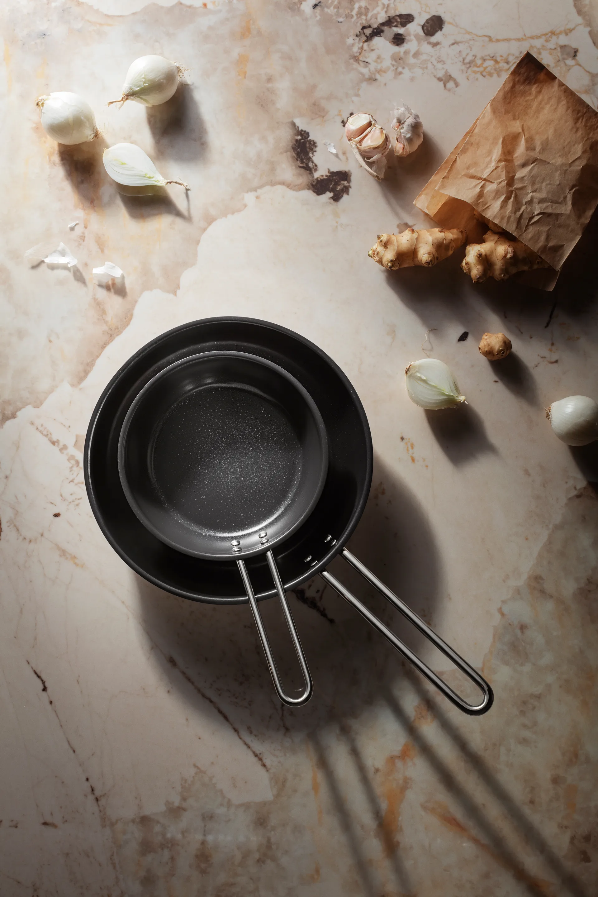 Sartén cerámica Eva Trio Stainless Steel Slip-Let, 24 cm Eva Solo