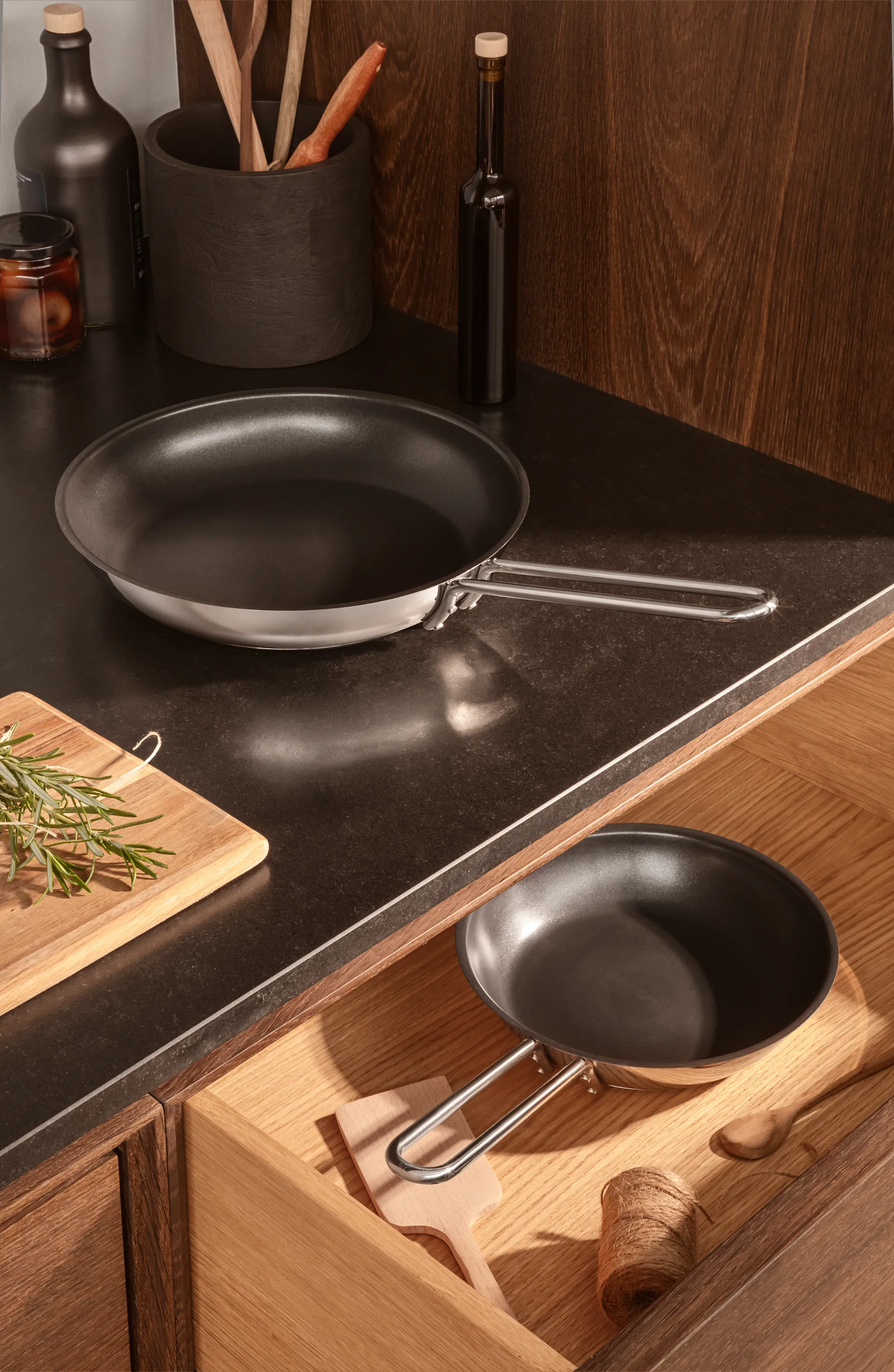 Sartén Eva Trio Stainless Steel Slip-Let, 20 cm Eva Solo