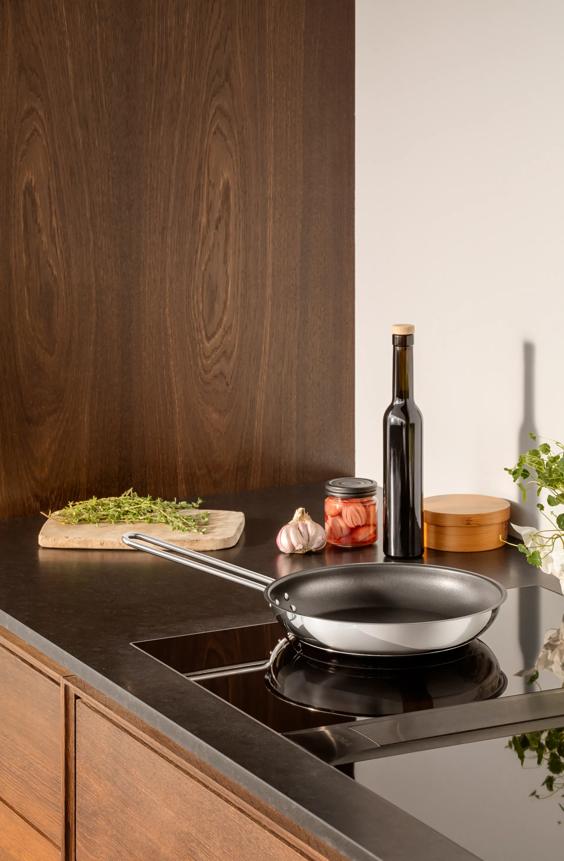 Sartén Eva Trio Stainless Steel Slip-Let, 24 cm Eva Solo