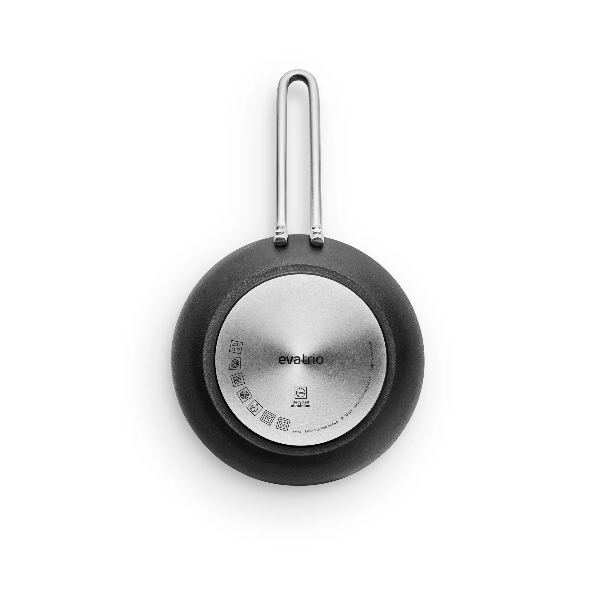 Sartén Professional Laser Titanium Slip-Let, Black, Ø20 cm Eva Solo