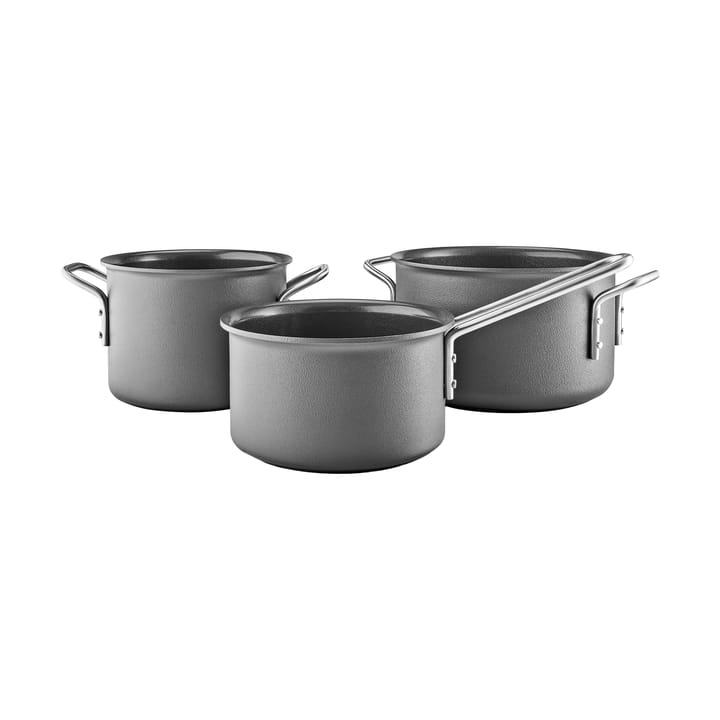 Set de ollas Eva Trio Grey Line - 3 piezas - Eva Solo