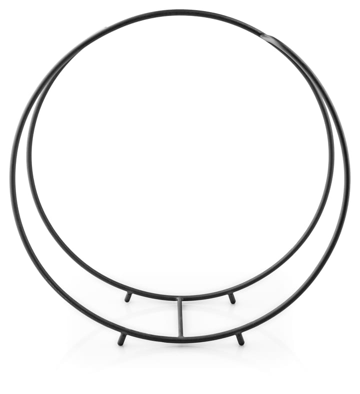 Soporte para leña FireGlobe, negro Eva Solo