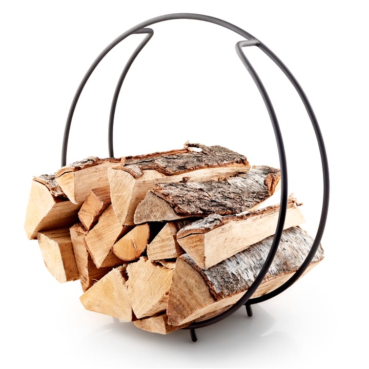 Soporte para leña FireGlobe, negro Eva Solo