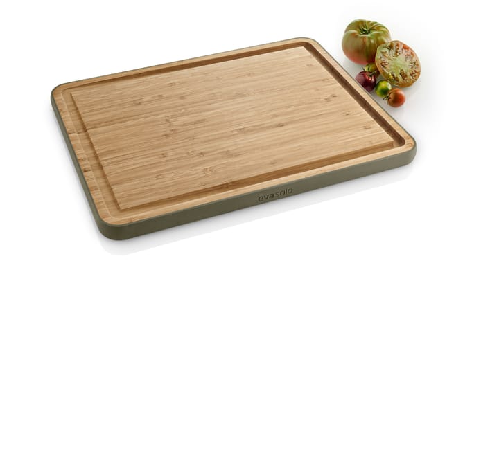 Tabla de cortar de bambú con canalón Green tool, 39x28 cm Eva Solo