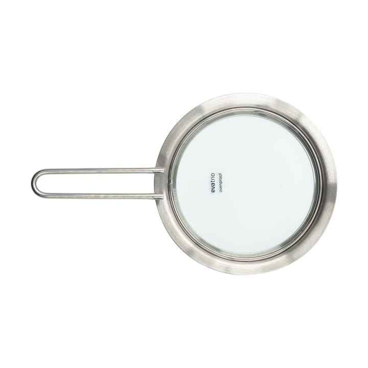 Tapa de vidrio Eva Trio acero inoxidable reciclado, Ø13 cm Eva Solo