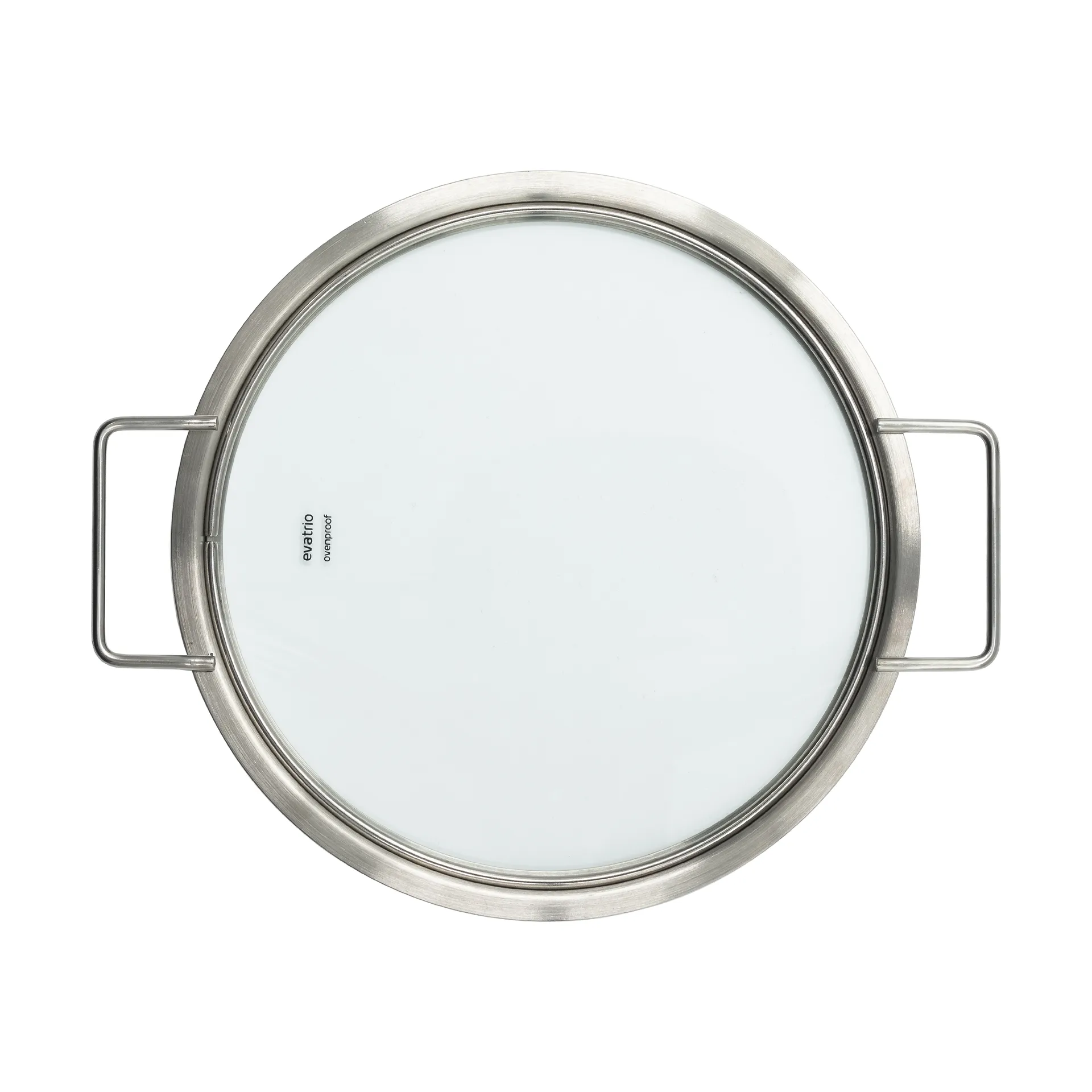 Tapa de vidrio Eva Trio acero inoxidable reciclado, Ø24 cm Eva Solo