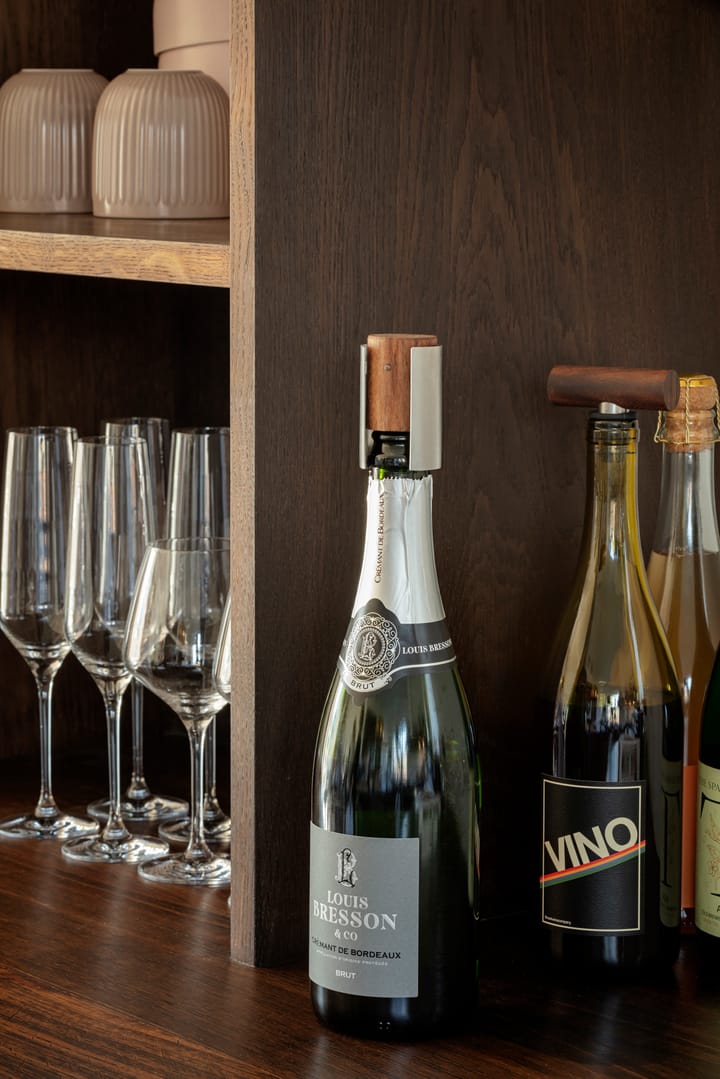 Tapón para botella de champán Liquid Lounge, Walnut Eva Solo