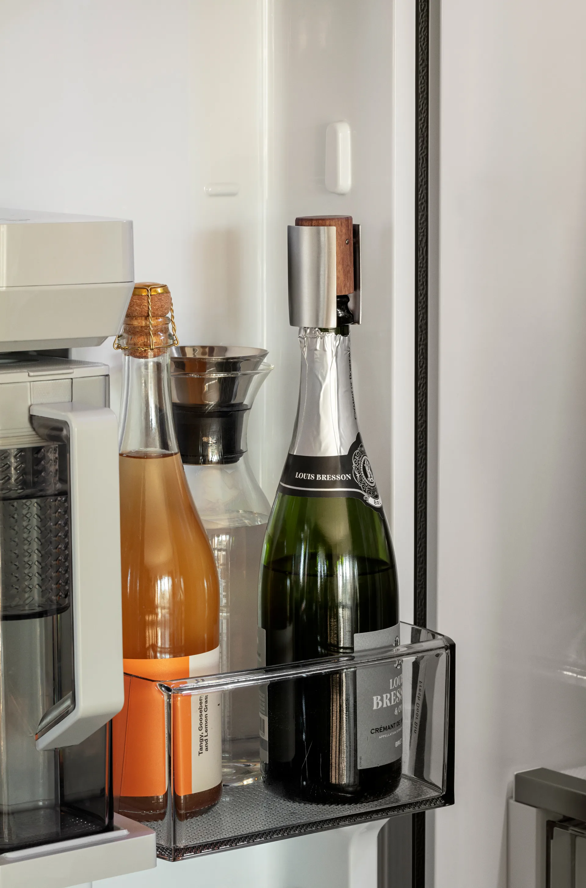 Tapón para botella de champán Liquid Lounge, Walnut Eva Solo