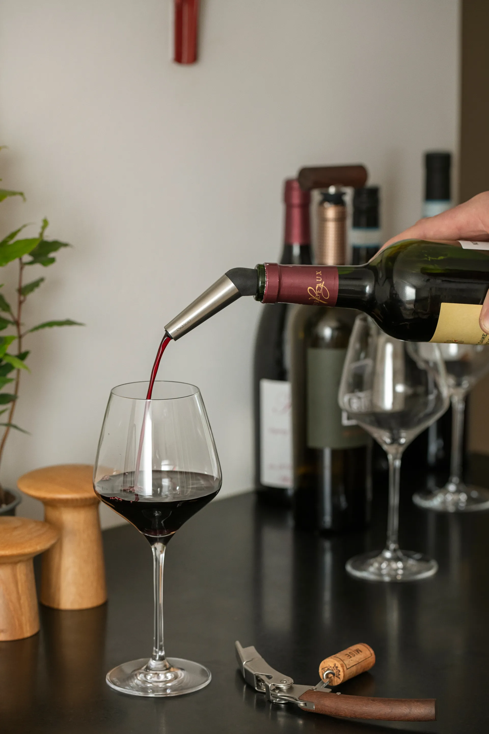 Tapón vertedor para vino Eva Solo, Black-silver Eva Solo