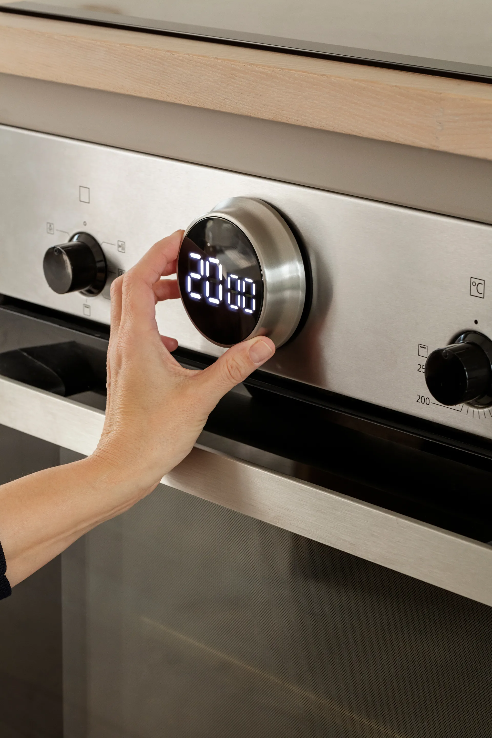 Temporizador magnético Eva Solo, Brushed steel Eva Solo