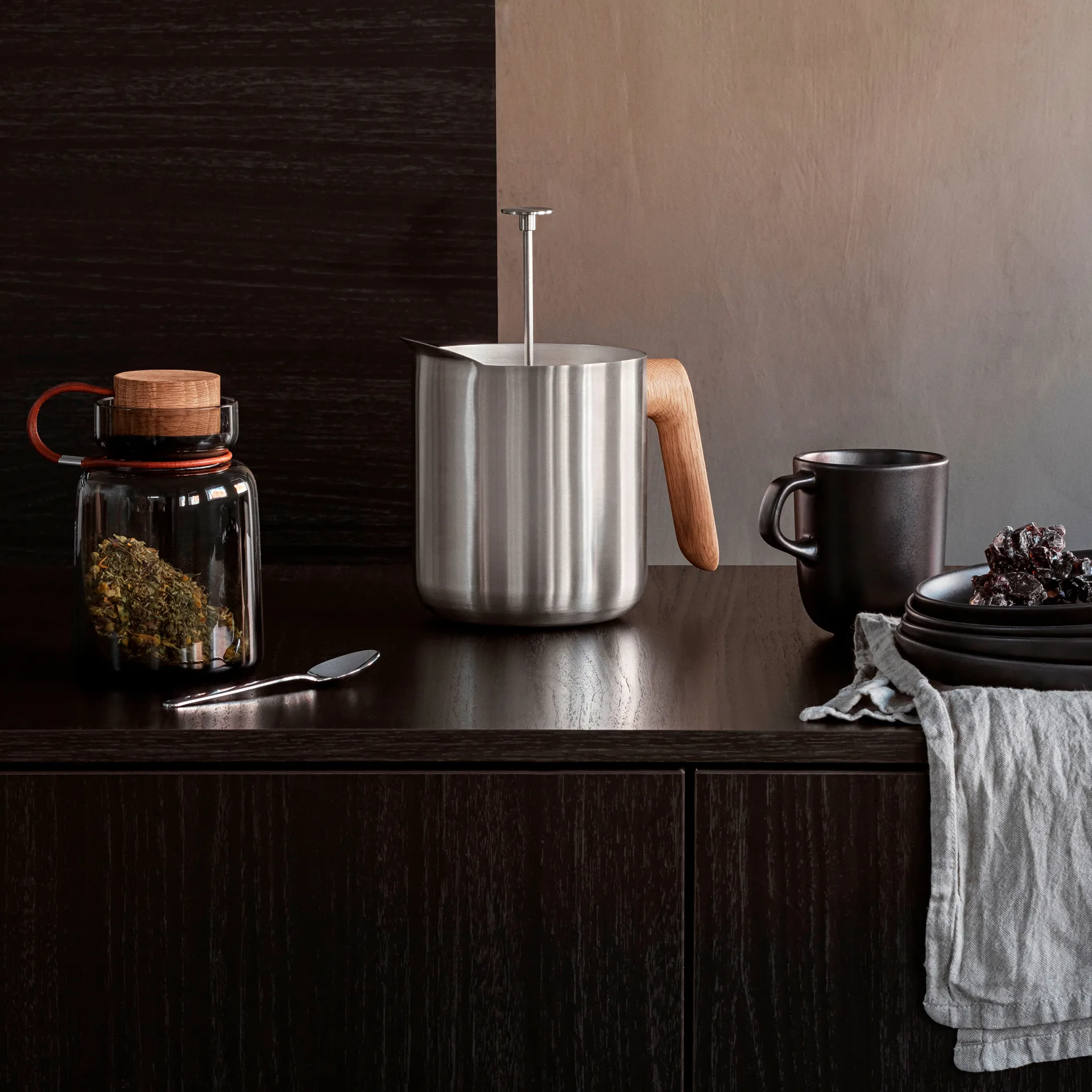 Tetera de émbolo Nordic Kitchen, acero inoxidable Eva Solo