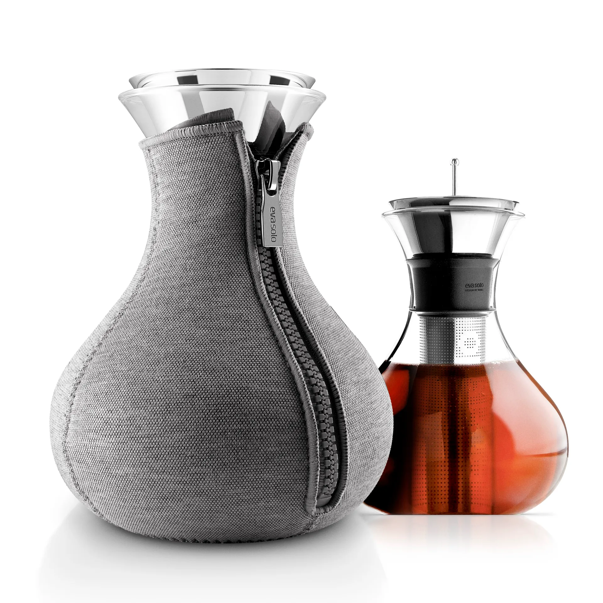 Tetera Eva Solo con funda tejida, gris oscuro Eva Solo