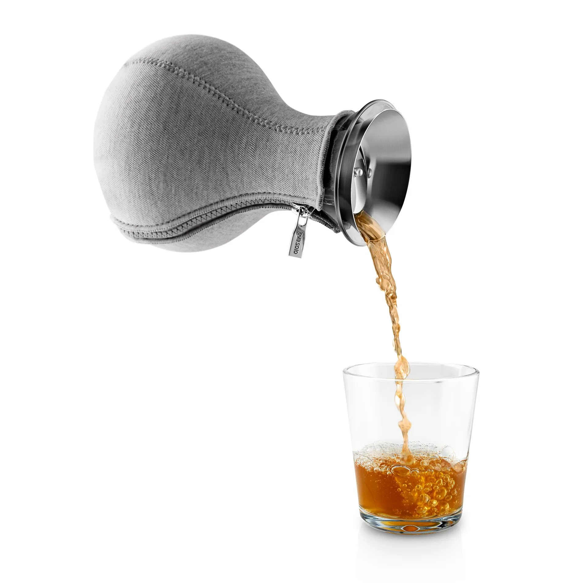 Tetera Eva Solo con funda tejida, gris oscuro Eva Solo