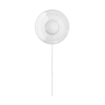 Aplique de pared U12 Sletterhage - Aluminio-cristal opalino - FDB Møbler