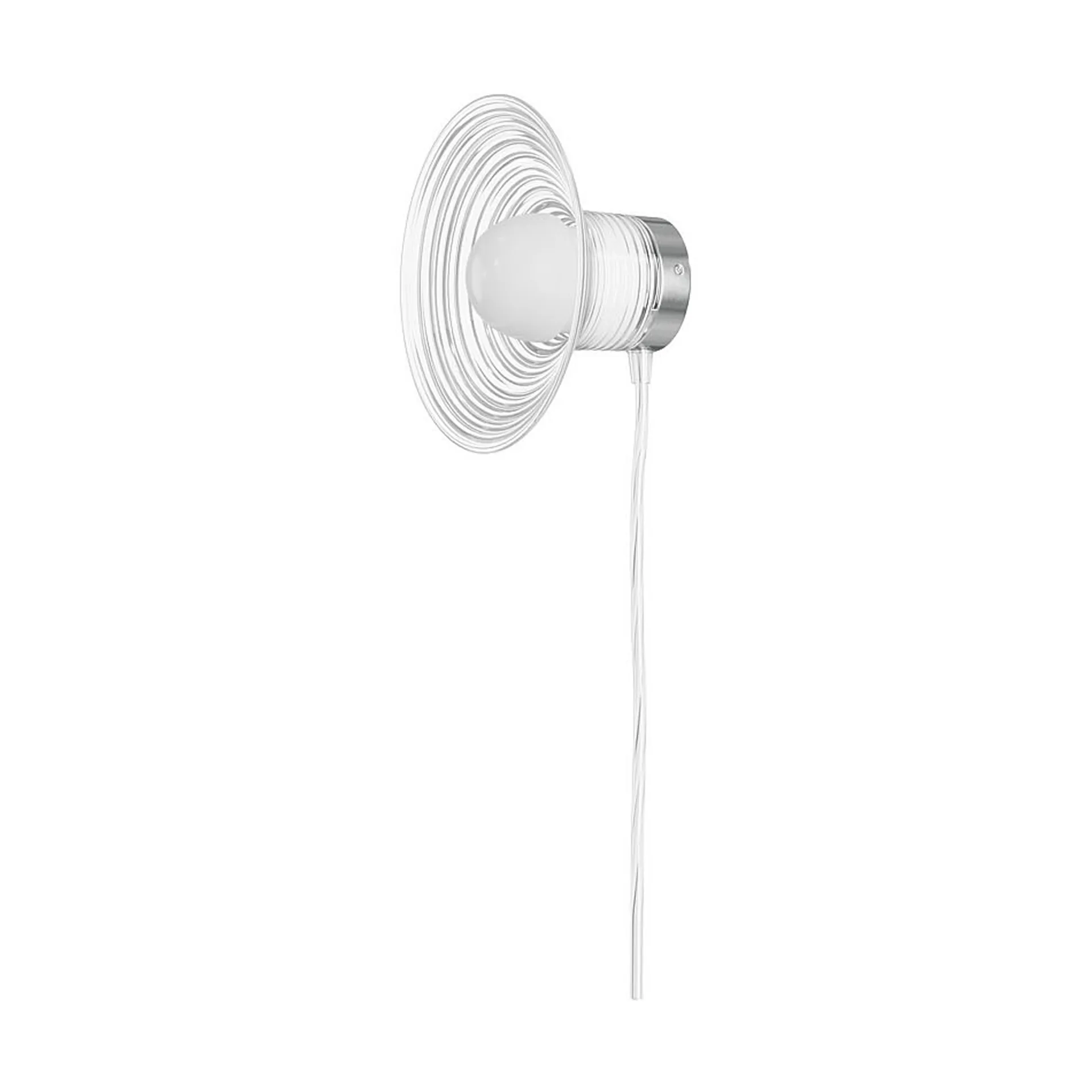 Aplique de pared U12 Sletterhage, Aluminio-cristal opalino FDB Møbler