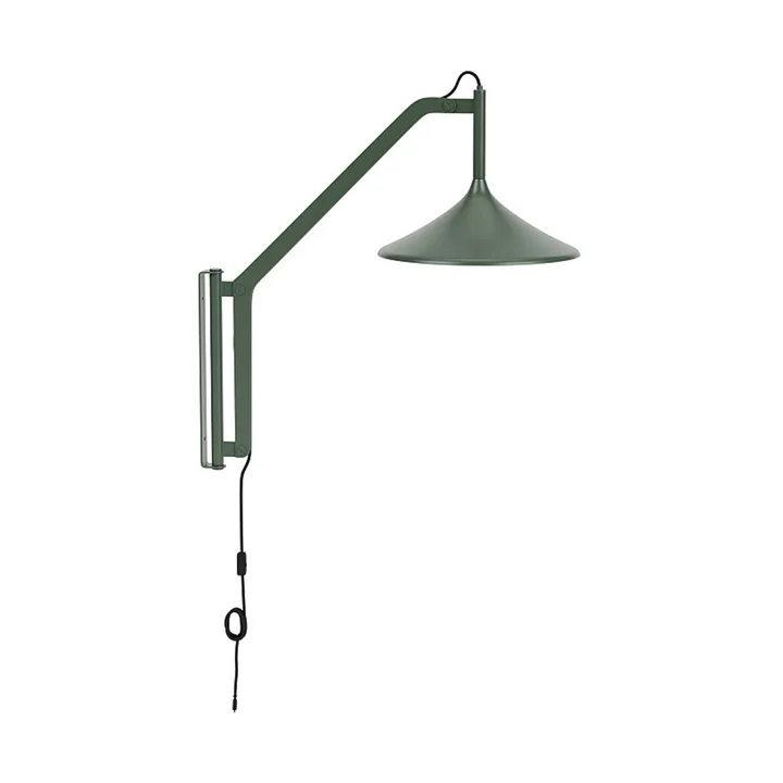 Aplique de pared U18 Hasle - Olive green, 67,5 cm - FDB Møbler