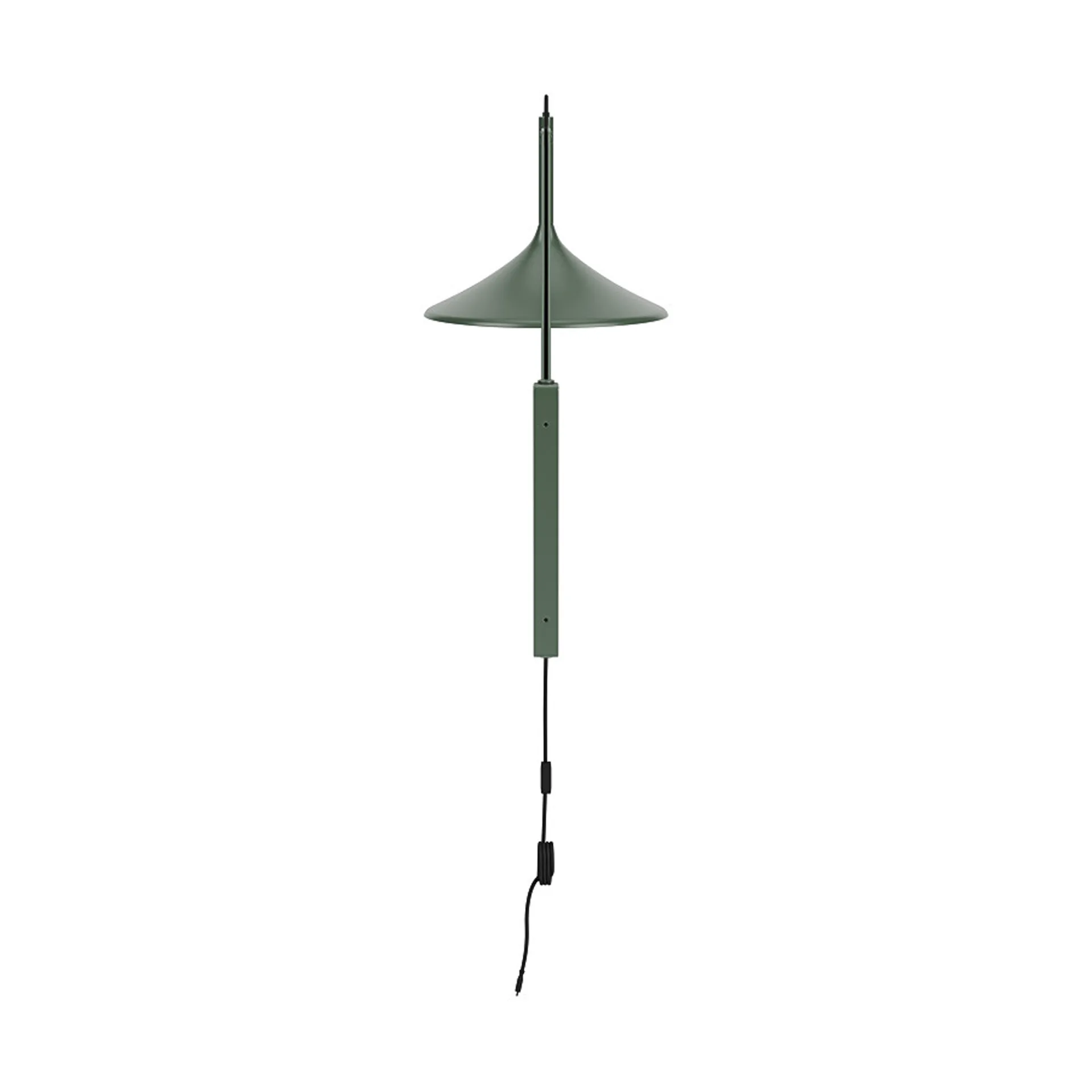Aplique de pared U18 Hasle, Olive green, 67,5 cm FDB Møbler