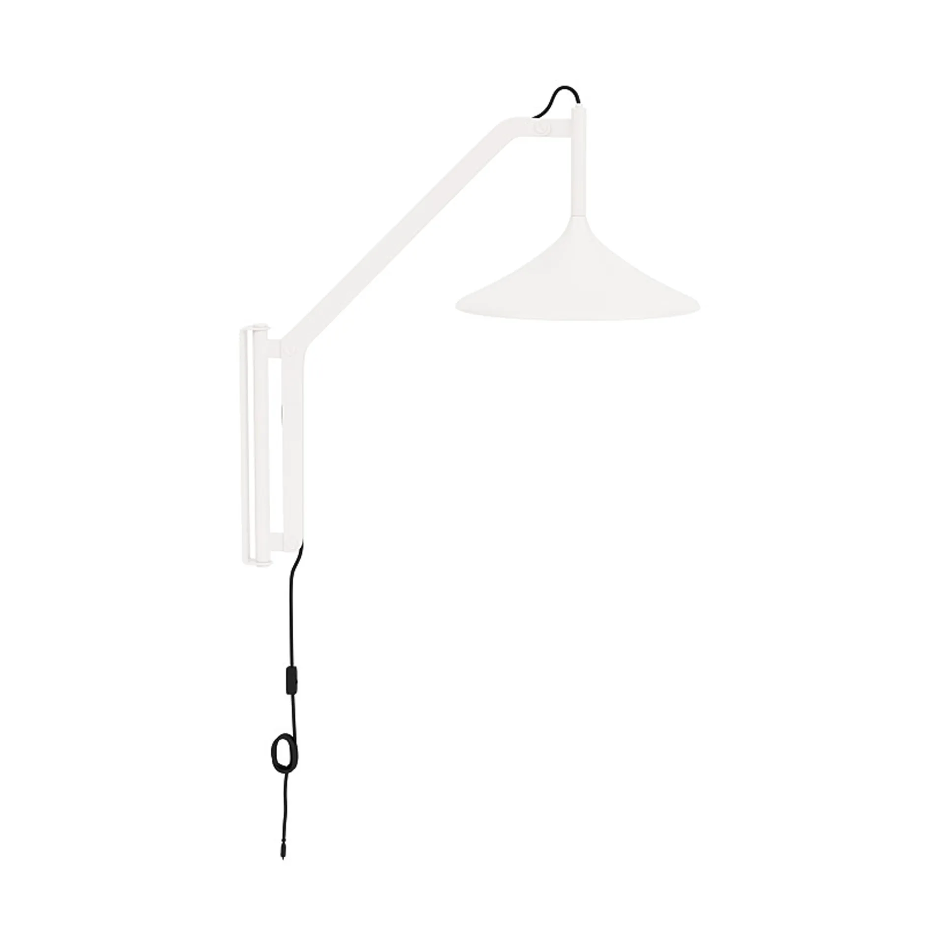 Aplique de pared U18 Hasle, Oyster white, 67,5 cm FDB Møbler