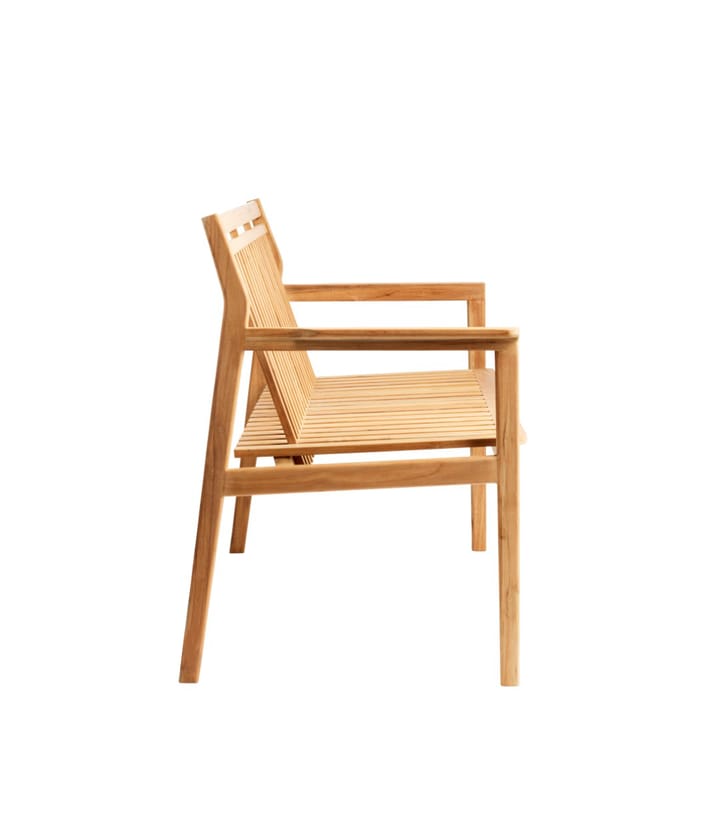 Banco de 2 plazas M12 Sammen, Teak-non treated FDB Møbler