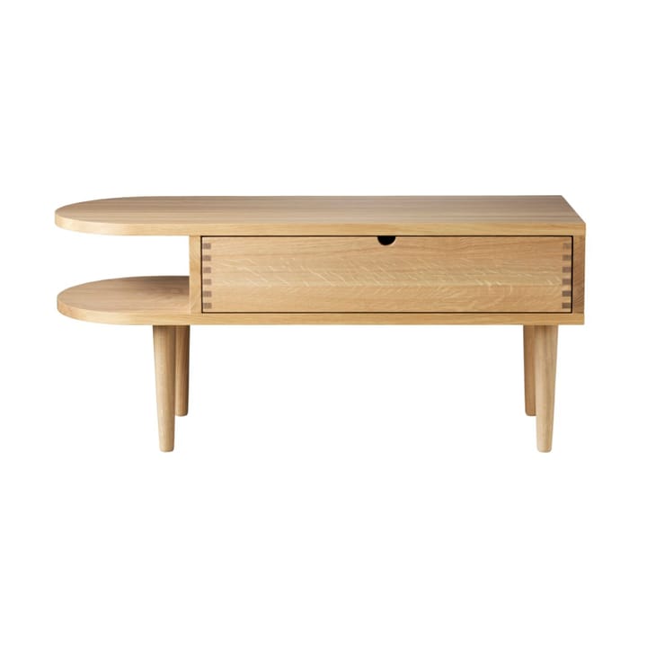 Banco F24 Radius - Oak nature lacquered 35x90 cm - FDB Møbler