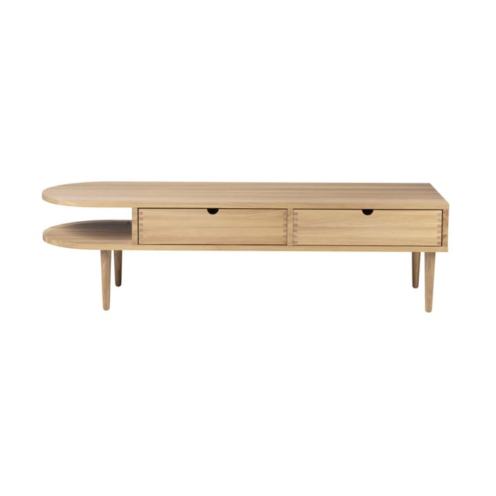 Banco F24 Radius - Oak nature lacquered 45x145 cm - FDB Møbler