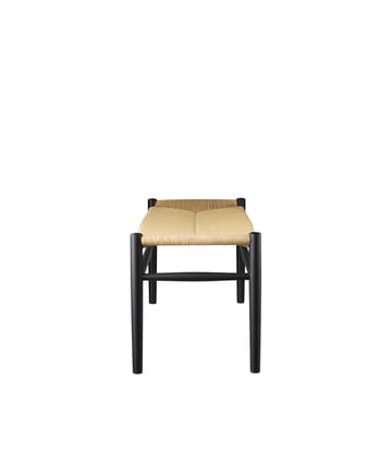 Banco J83B RAL 9005 brillo 10 - Beech black painted-nature - FDB Møbler