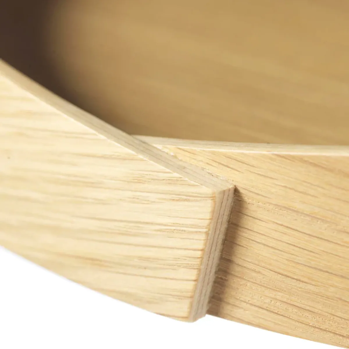 Bandeja V43 Top Ø38 cm, Roble lacado FDB Møbler