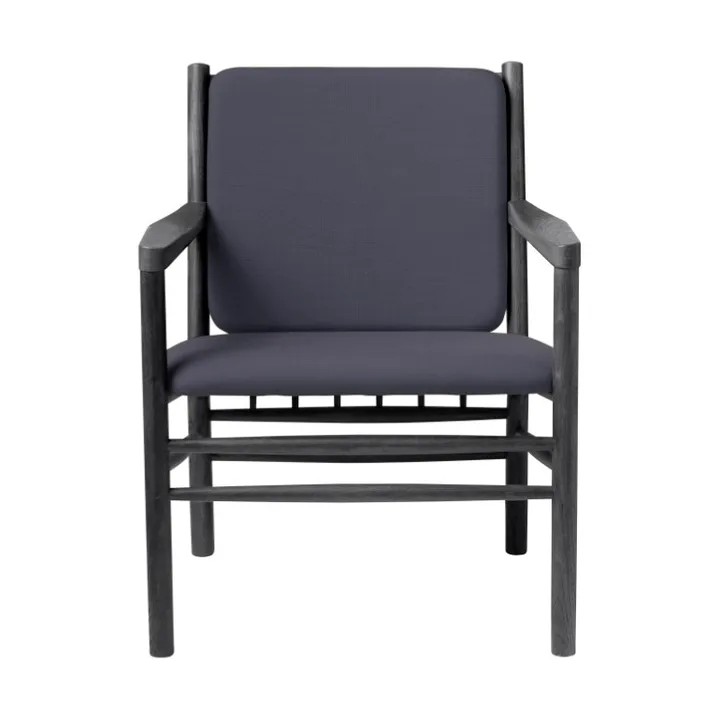 Butaca J147 - Oak black painted-dark blue - FDB Møbler