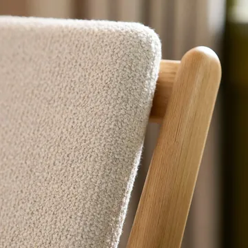 Butaca J53 - Roble aceitado-beige - FDB Møbler